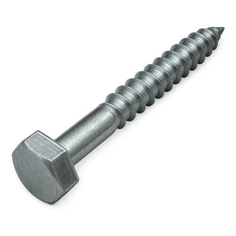 Шуруп глухарь шестигранный 6х110 мм оцинкованный