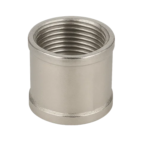 Муфта никелированная латунная Ду 15 1/2"